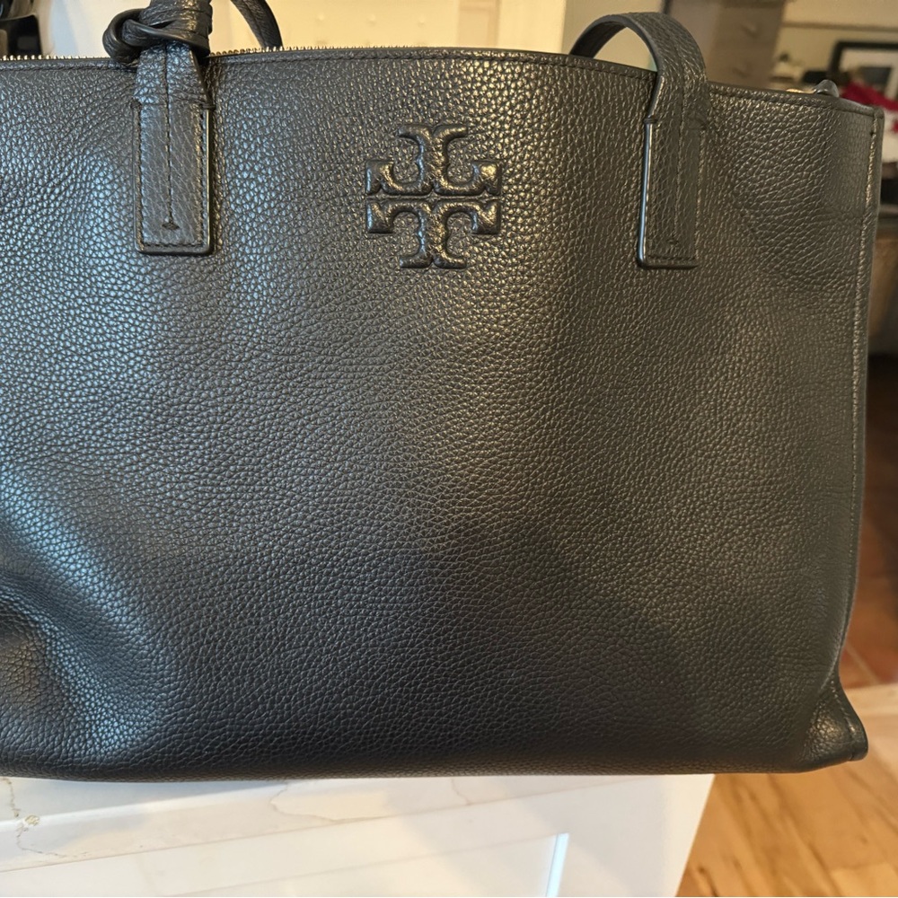 Tory Burch black shoulder tote